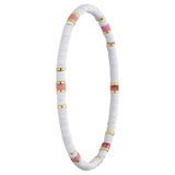 Stainless steel goldplated kralenarmband voor dames