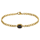 Stalgen goldplated armband vintage zwart