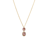 Stainless steel goldplated ketting met hanger voor dames