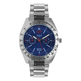 Regal heren horloge met stalen kast
