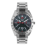 Regal heren horloge met stalen kast