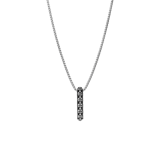 Stainless steel ketting bar met doodskop voor heren