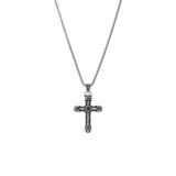 Halskette aus Edelstahl mit Kreuz