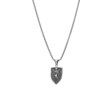 Stainless steel ketting met hanger engel voor heren