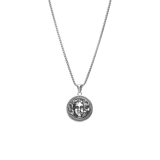 Stainless steel ketting met hanger medusa voor heren