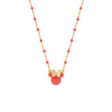Disney zilveren goldplated kinderketting met hanger Minnie Mouse