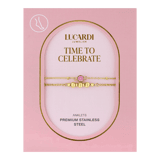 Stainless steel goldplated enkelbandje voor dames