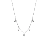 LuLu Jewels stainless steel ketting met maansteen voor dames