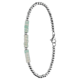 Armband aus Edelstahl mit grünem Aventurin-Quarz