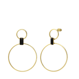 Stainless steel goldplated oorringen voor dames