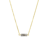Stainless steel goldplated ketting met hanger voor dames