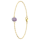 Armband aus Edelstahl, vergoldet, mit Kürbis