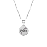 LivLiv stainless steel ketting sisters voor dames