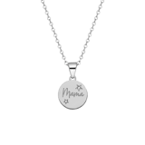 LivLiv stainless steel ketting mama voor dames