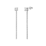 Ohrstecker, 925 Silber, rund, Zirkonia