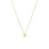 Myla stainless steel goldplated ketting met hart voor dames