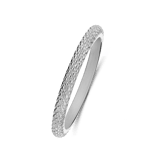 Stainless steel ring bewerkt
