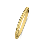 Ring aus Edelstahl, vergoldet, Kugeln