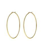 Ohrringe aus Edelstahl, vergoldet, 65 mm
