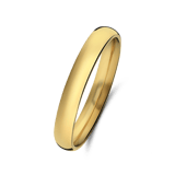 Stainless steel goldplated ring voor dames