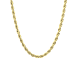 Stainless steel goldplated schakelketting 5mm voor dames