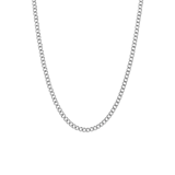 Halskette mit Gourmetglied aus Edelstahl, 4 mm