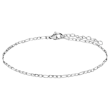Stainless steel armband figaro 2mm
