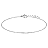 Stainless steel armband gourmet 2mm