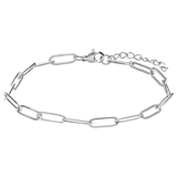 Armband mit Closed-Glied aus Edelstahl, 4 mm