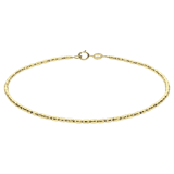 Armband aus 14 Karat Gelbgold mit Diamantschliff