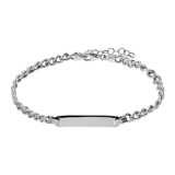 Plattenarmband aus 925er Silber