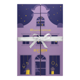 Adventskalender staal goldplated