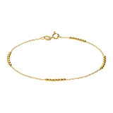 Zilveren goldplated armband voor dames