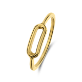 Ring, 925 Silber, vergoldet, oval