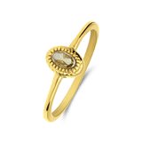 Vintage-Ring aus Edelstahl, vergoldet