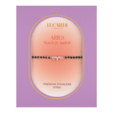 Tennisarmband aus Edelstahl, Widder/Aries