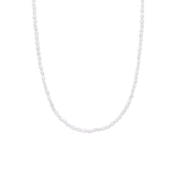 Zilveren parelketting met parel voor dames