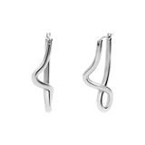 Ohrringe aus Edelstahl, asymmetrisch
