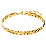 Armband aus Edelstahl mit Gourmetglied