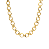 Stainless steel goldplated ketting voor dames