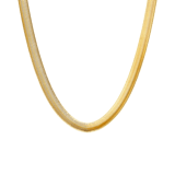Stainless steel goldplated ketting voor dames