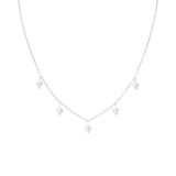 Myla stainless steel ketting met parels voor dames