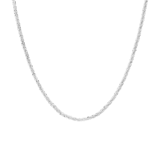 Halskette aus Edelstahl mit gedrehtem Glied