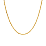 Stainless steel goldplated ketting voor dames
