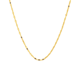 Stainless steel goldplated ketting voor dames