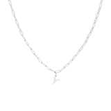 Halskette aus Edelstahl, Closed-Forever-Glied, mit Buchstabe „Y“