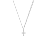Myla stainless steel ketting met kruis voor dames