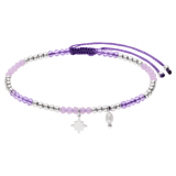 kralenarmband met parel en stainless steel ster
