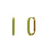 Stainless steel goldplated oorringen voor dames