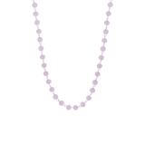 Halskette aus Edelstahl mit Rosenquarz